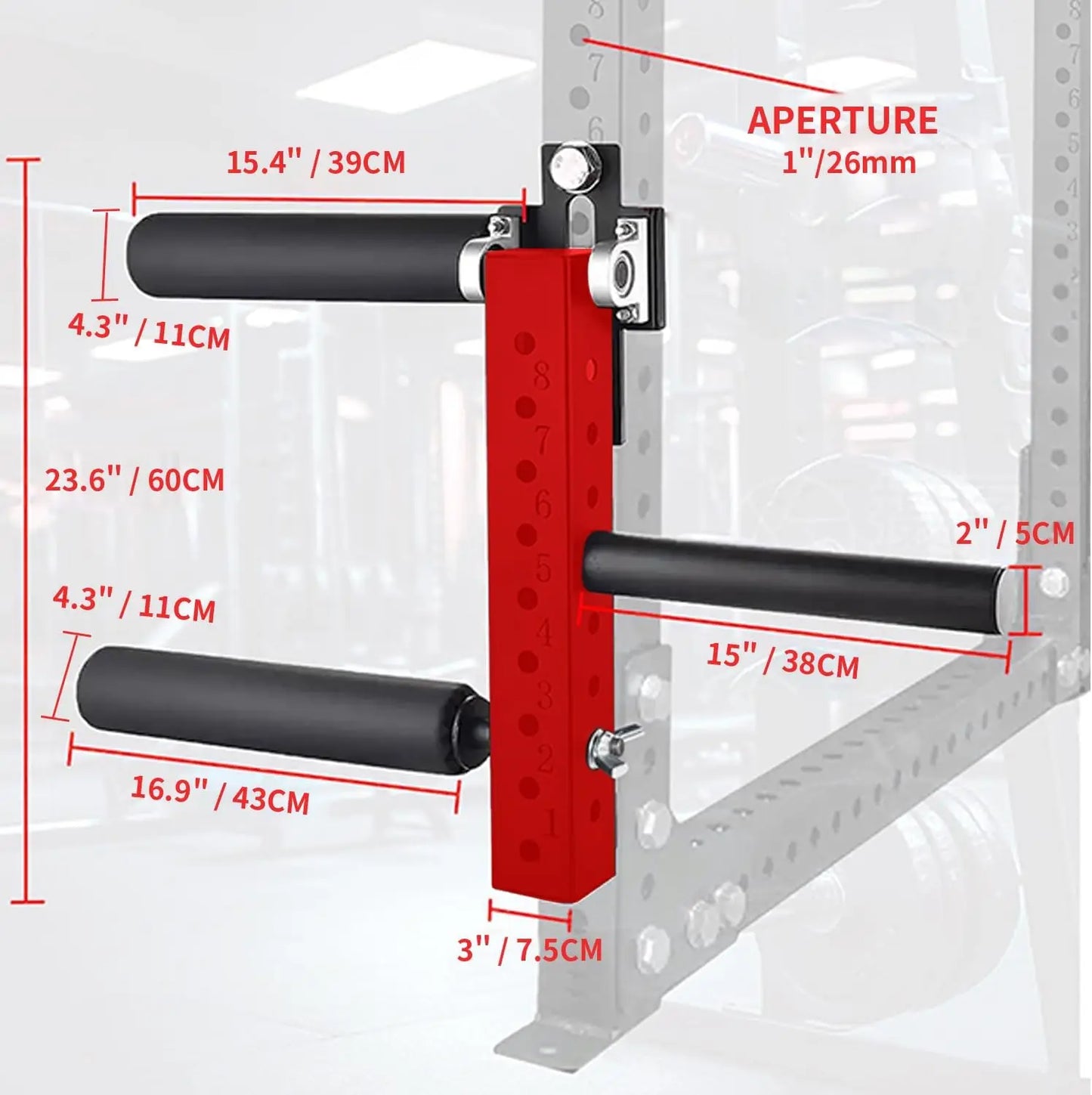Leg Extension Attachment Adjustable Leg Extension Rack Attachment Squat Rack Accessories Leg Curl Attachment Home Gym Leg Strength Fitness Equipment