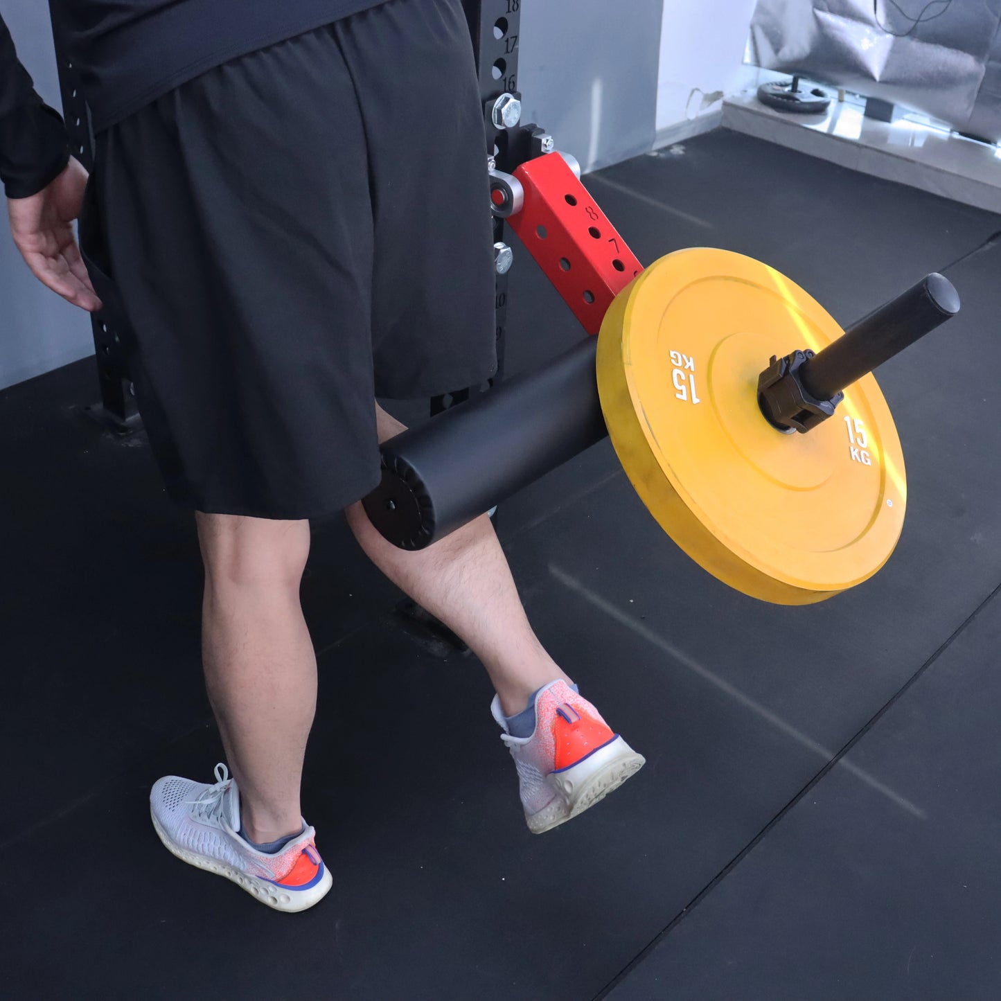 Leg Extension Attachment Adjustable Leg Extension Rack Attachment Squat Rack Accessories Leg Curl Attachment Home Gym Leg Strength Fitness Equipment