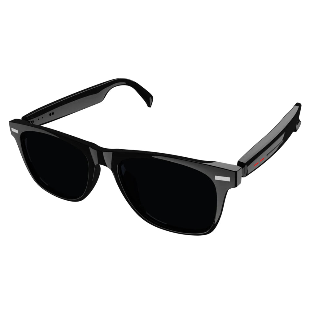 Smart Glasses AI Voice Assistant Camera Glasses Open Ear Sound Mic & Speakers Outdoor Sport Glasses with Camera for Women Men