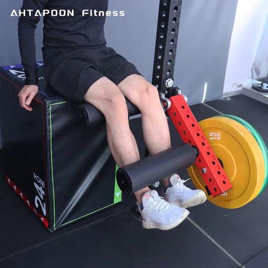 Leg Extension Attachment Adjustable Leg Extension Rack Attachment Squat Rack Accessories Leg Curl Attachment Home Gym Leg Strength Fitness Equipment